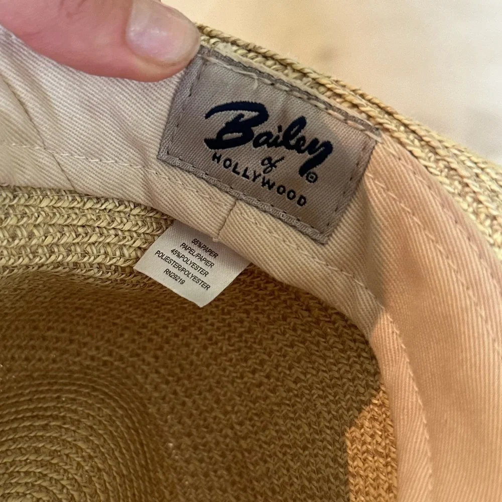 Bailey of Hollywood Salem Braided Toyo Straw Fedora Hat